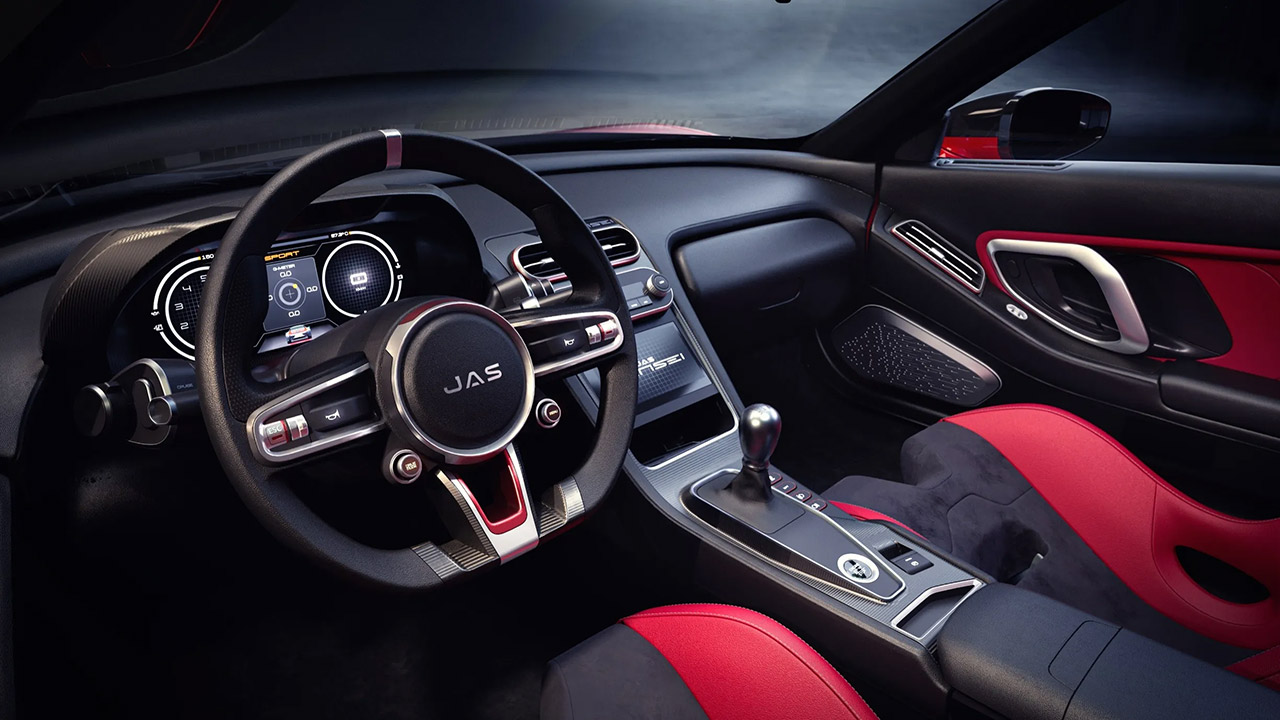JAS Tensei NSX Restomod Cabin Interior
