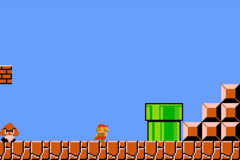 Super Mario Bros. Speedrun Perfect 0.1 Seconds