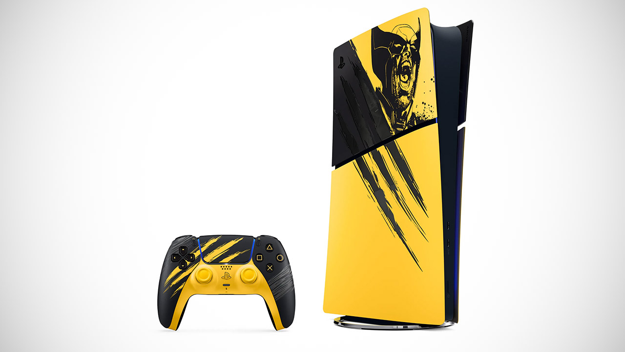 Sony Limited Edition Battle Yellow Wolverine PS5 Console DualSense Controller