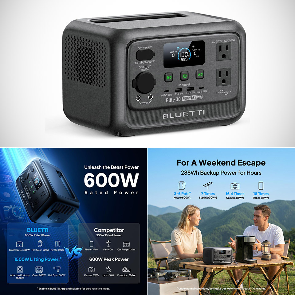 BLUETTI Elite 30 V2 Portable Power Station