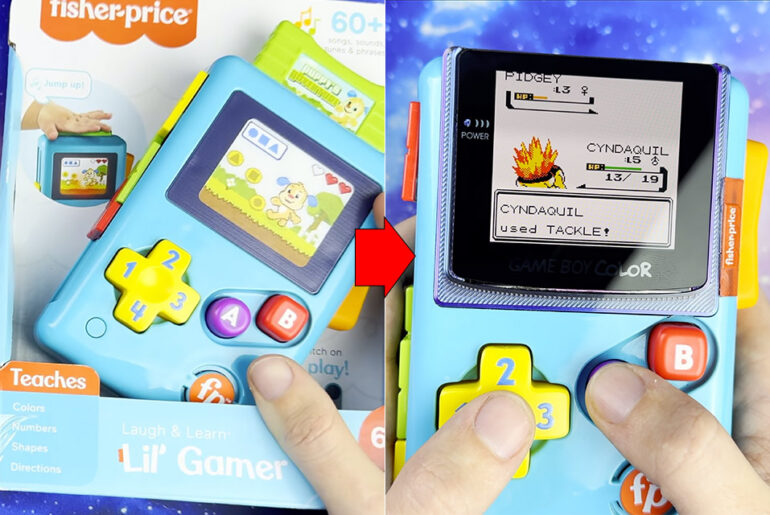 Fisher-Price Lil Gamer Toy Game Boy Mod