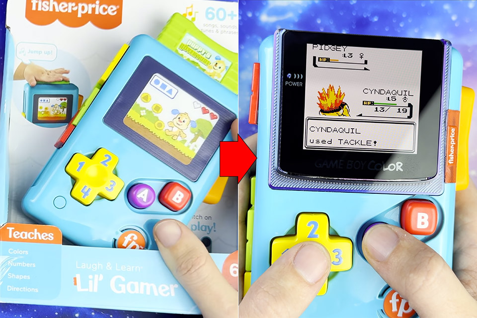 Fisher-Price Lil Gamer Toy Game Boy Mod