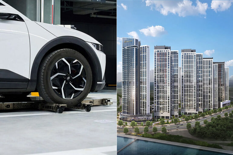 Hyundai Autonomous Flat Parking Robot Apartment