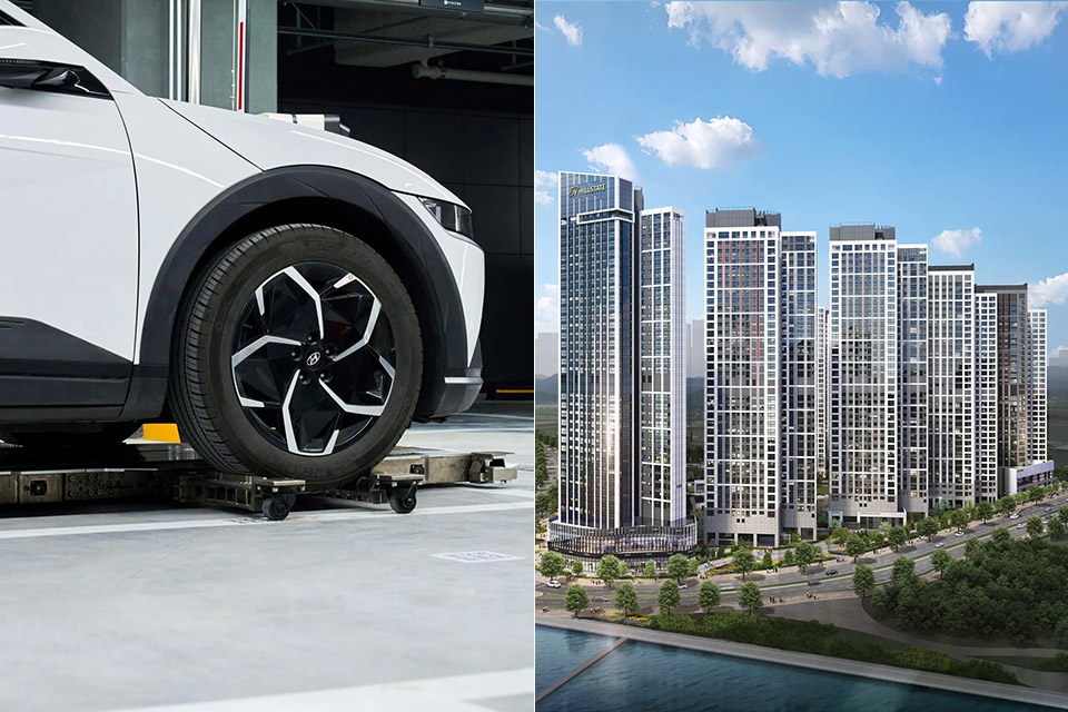 Hyundai Autonomous Flat Parking Robot Apartment