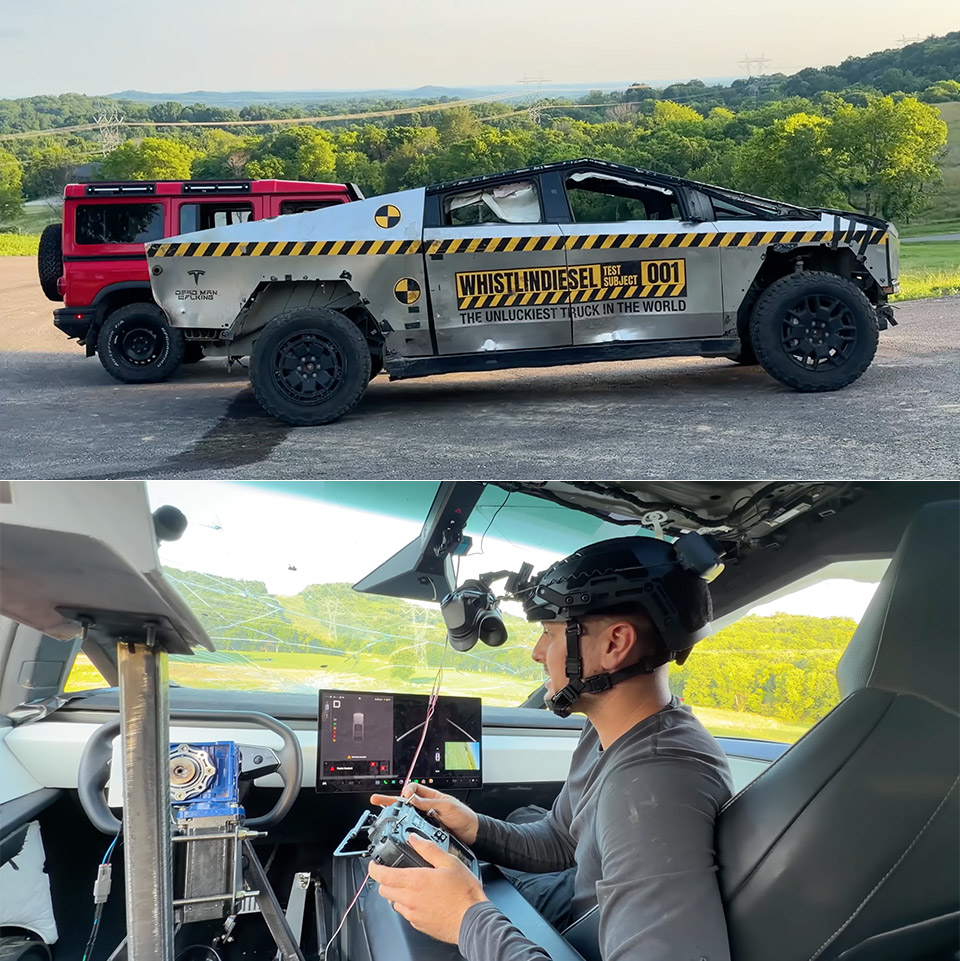 Tesla Cybertruck World's Largest Remote-Control Vehicle