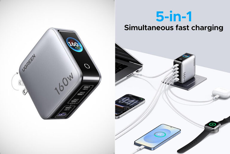 UGREEN Nexode Pro 160W GAN 5-Port Charger