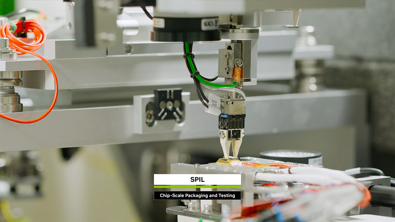NVIDIA Spectrum-X Ethernet Photonics Production