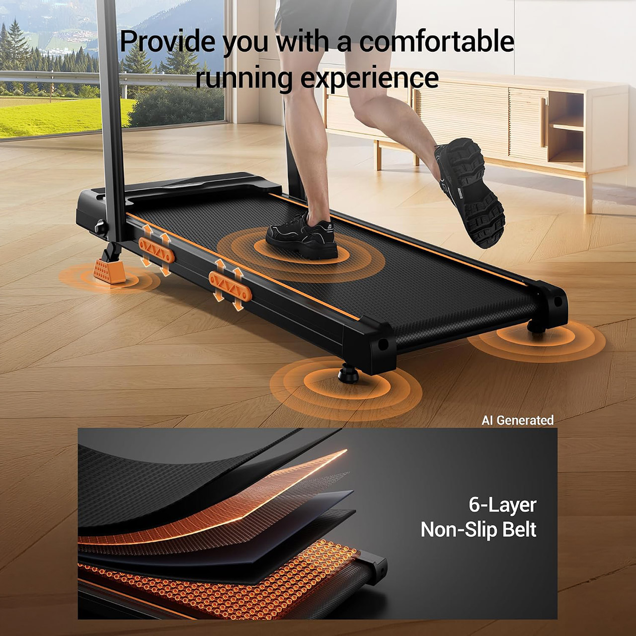 Cursor Fitness X5F 3-in-1 Under Desk Treadmill