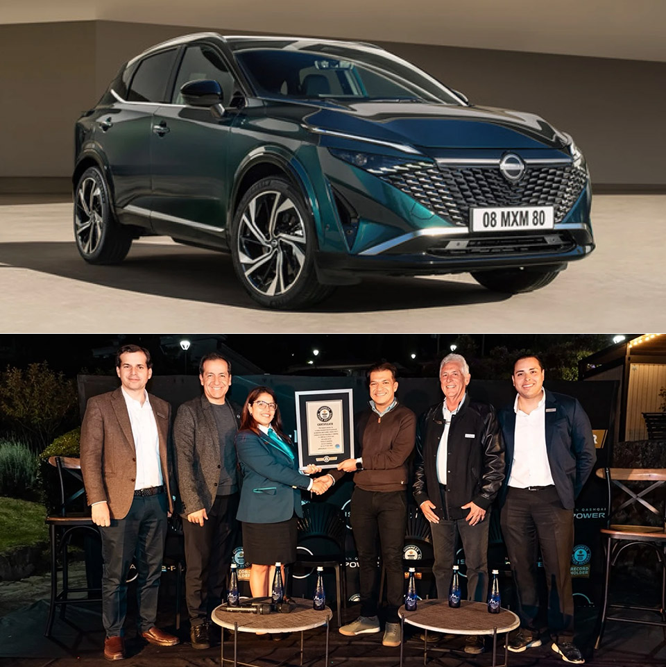 Nissan Qashqai e-Power Guinness World Record