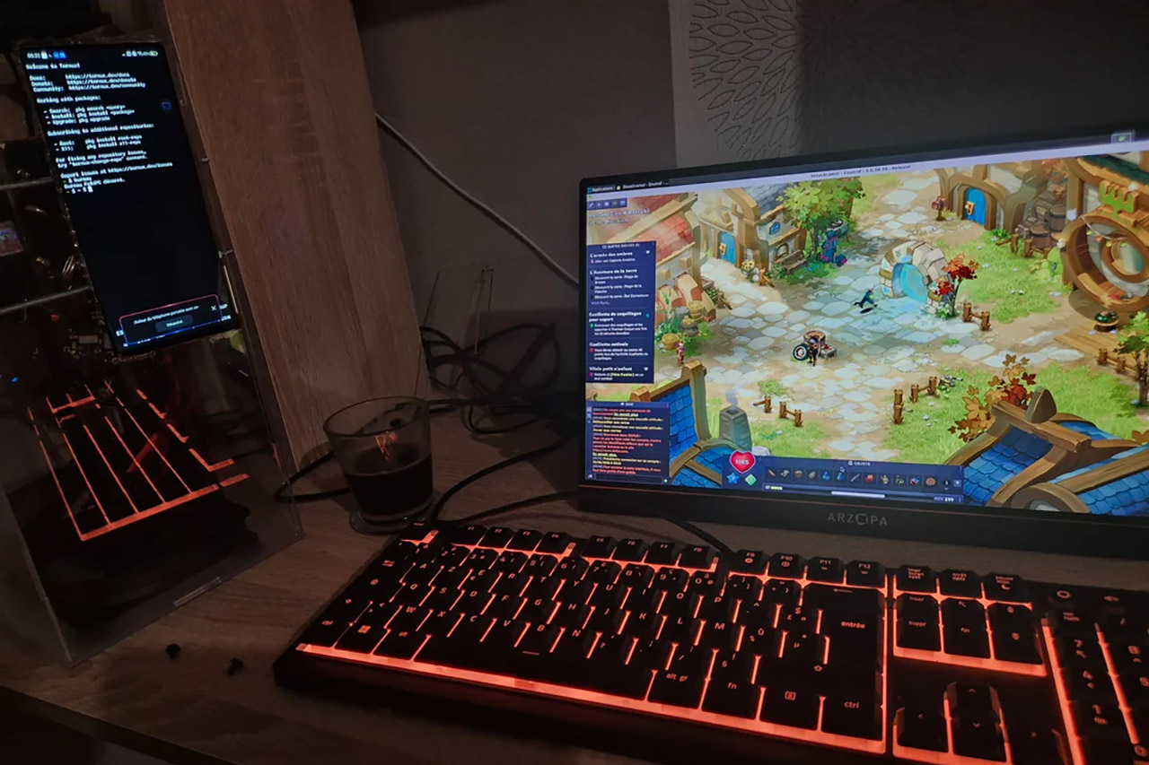 Nubia Z70 Ultra Smartphone Desktop PC Mod