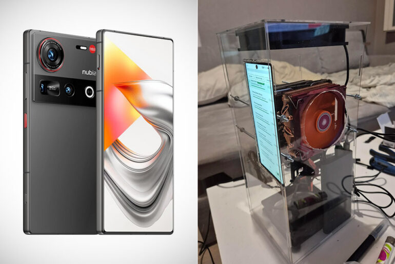 Nubia Z70 Ultra Smartphone Desktop PC Mod