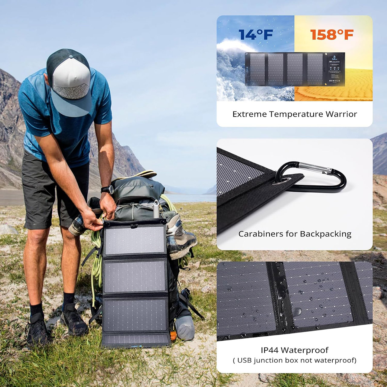 BigBlue 28W Solar Panel Charger