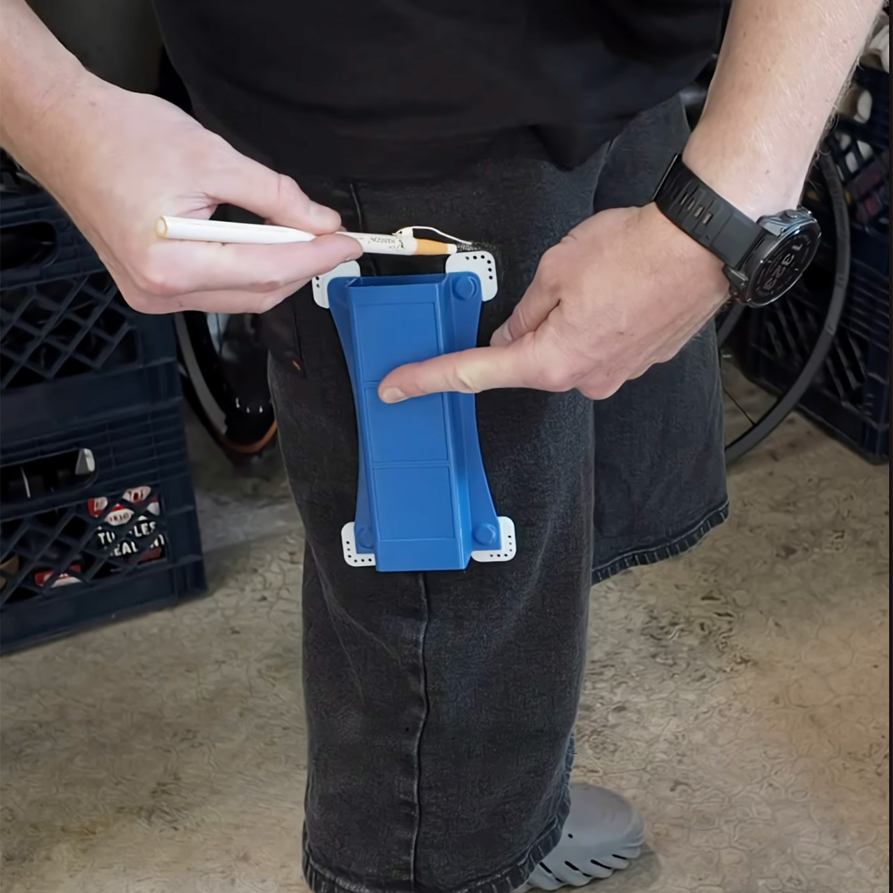Jorts Freezer Pocket Cooler Ice Cream