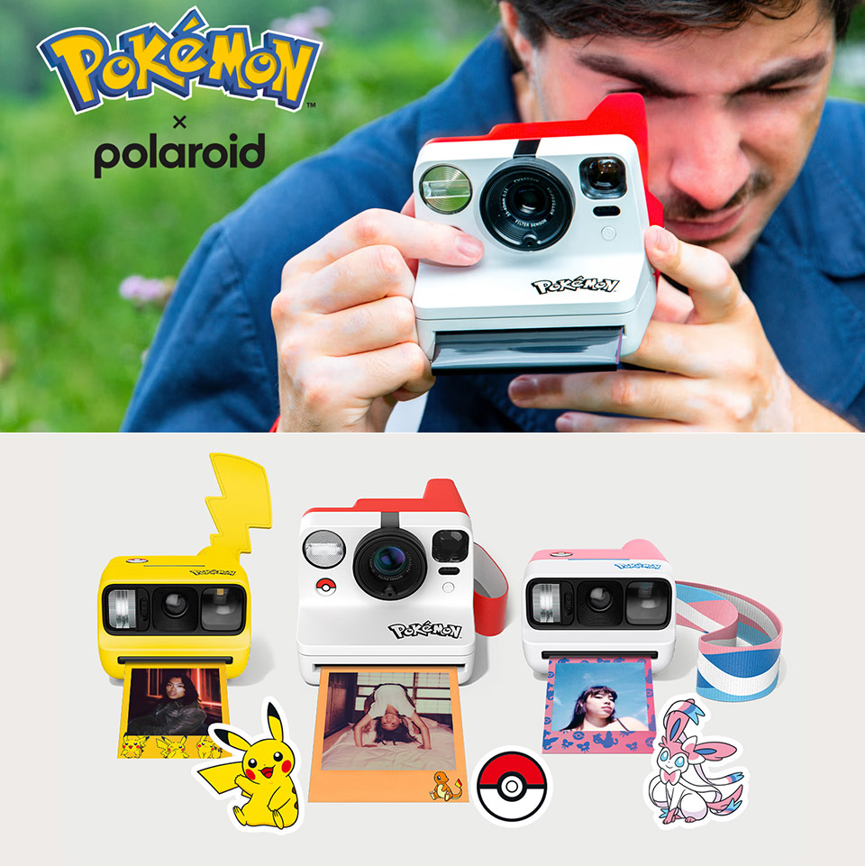 Polaroid Pokemon Special Edition Collaboration Cameras Accessories
