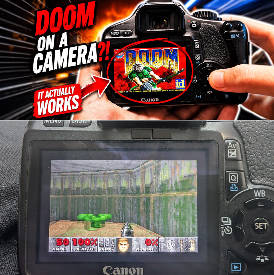 DOOM Canon EOS 550D Camera Port