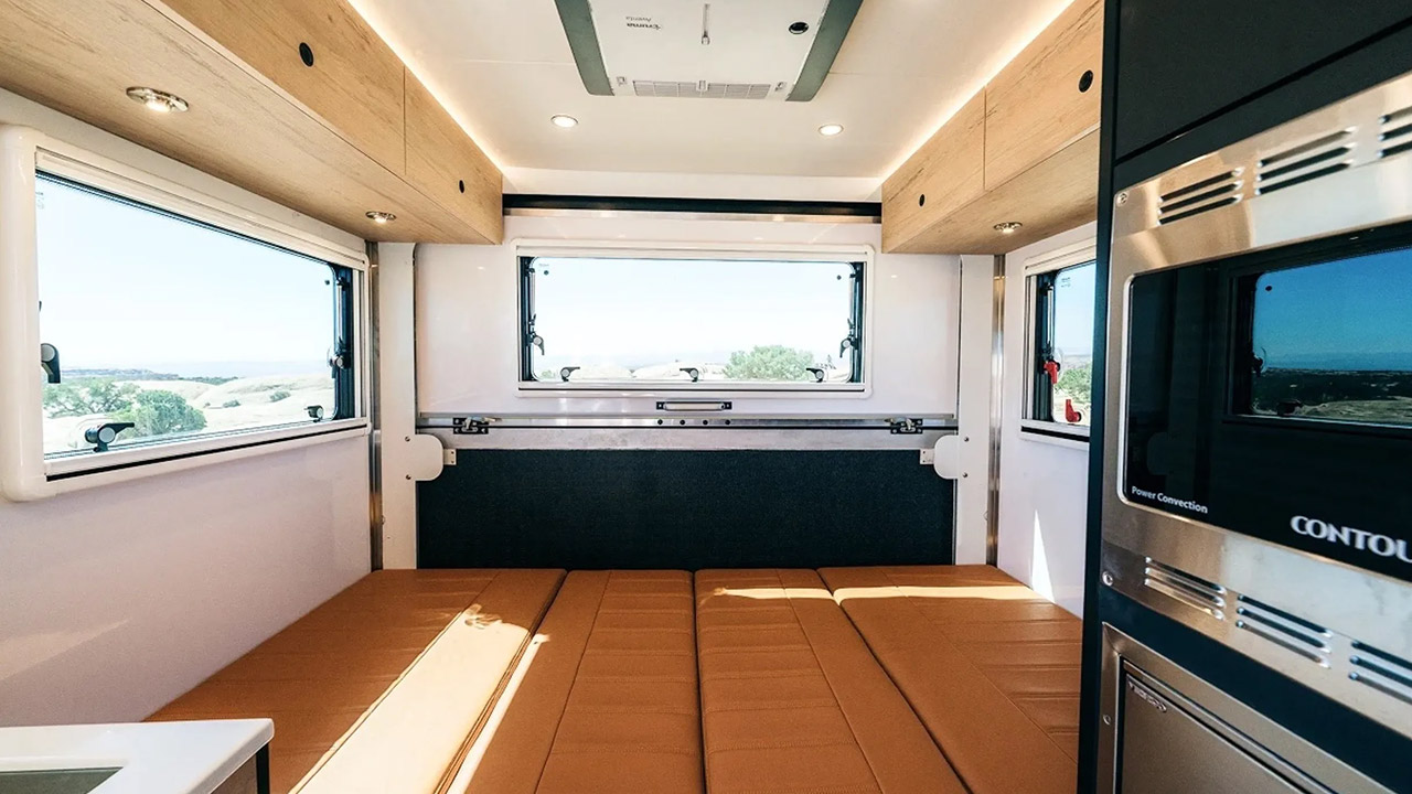 2027 Storyteller Overland GXV Wild Camper Expedition Vehicle Interior