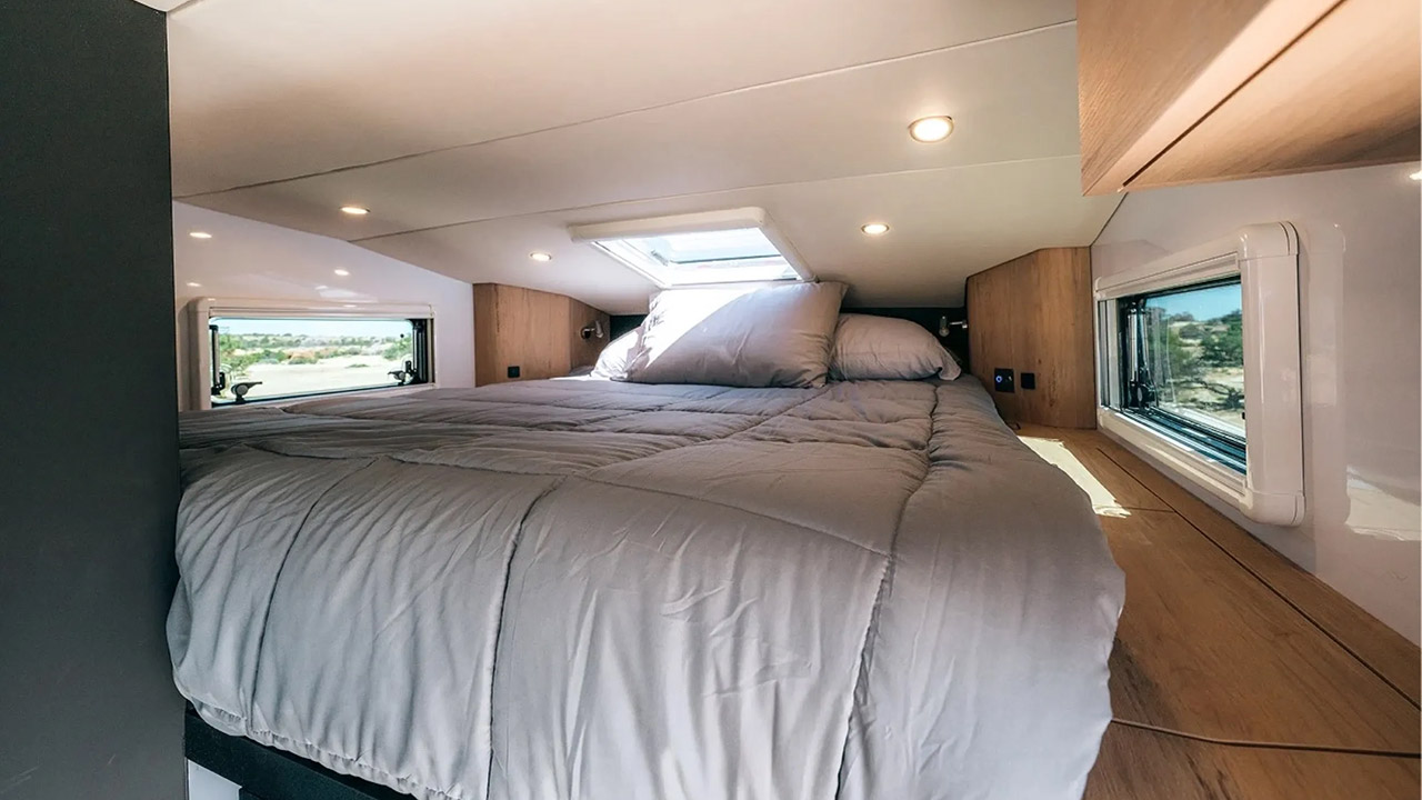 2027 Storyteller Overland GXV Wild Camper Expedition Vehicle Interior