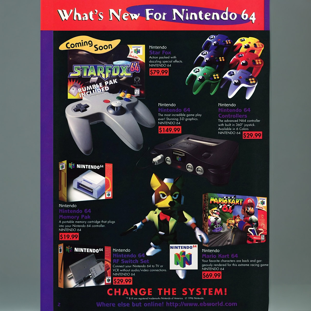 Nintendo N64 Launch Hype 1996 Ad