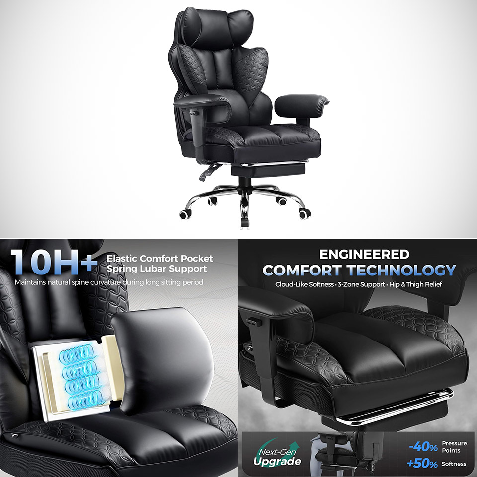 GTPLAYER Big and Tall Gaming Chair