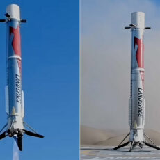 China Landspace Zhuque-3 Y2 Rocket Landing Gobi Desert