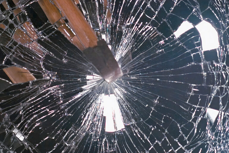 Mirror Breaking Glass Slow Motion Bend Slow Mo Guys