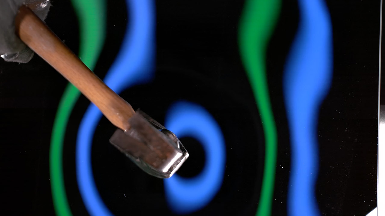 Mirror Breaking Glass Slow Motion Bend Slow Mo Guys