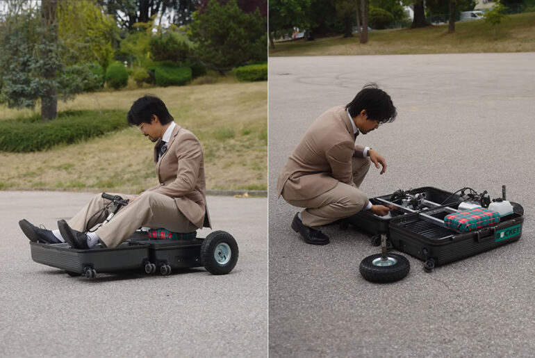 DIY Mazda Suitcase Car