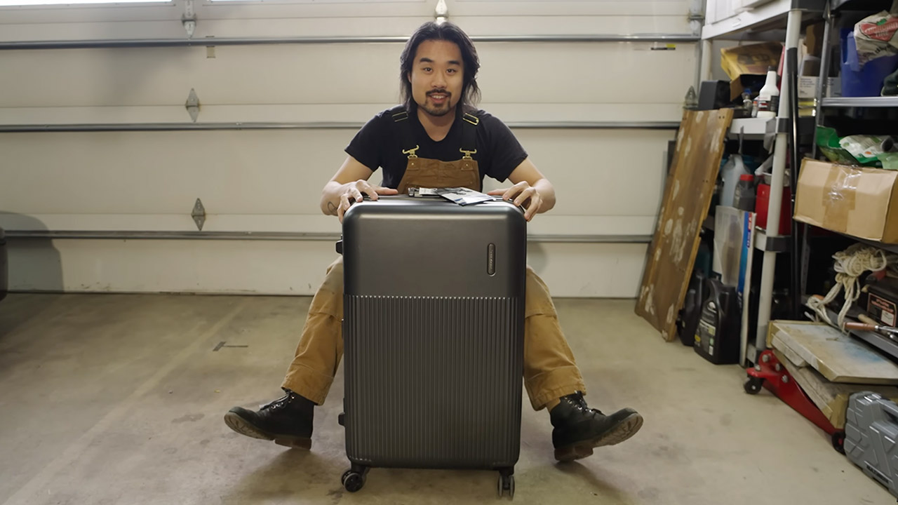 DIY Mazda Suitcase Car
