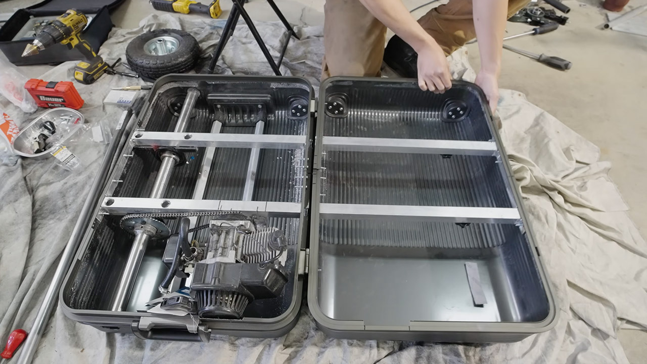 DIY Mazda Suitcase Car