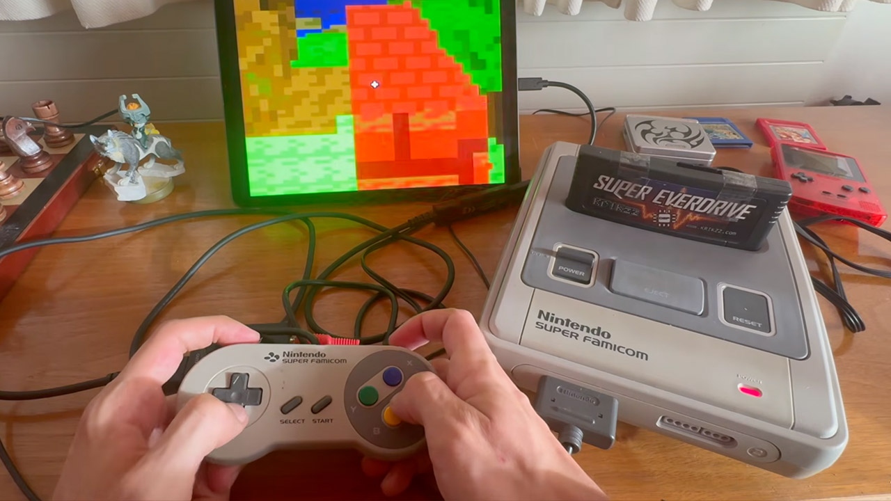 Minecraft Super Nintendo Famicom Port