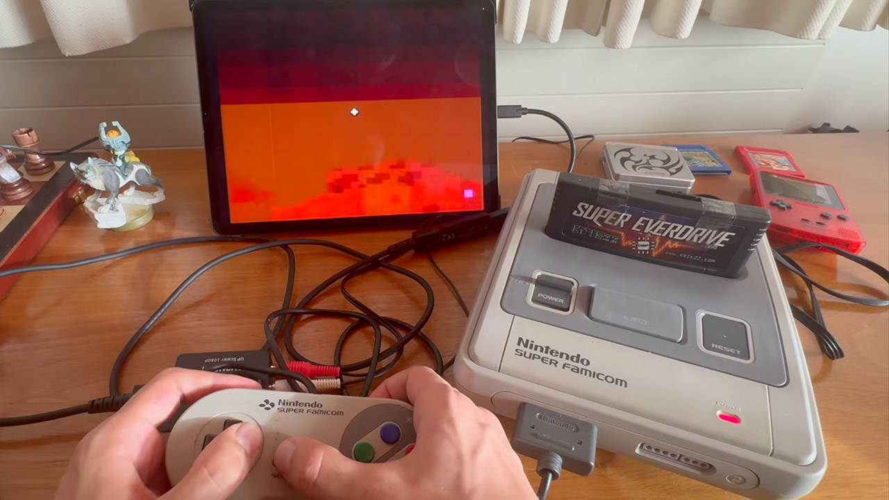 Minecraft Super Nintendo Famicom Port