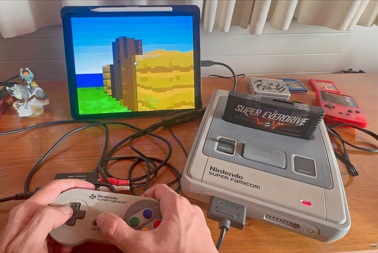 Minecraft Super Nintendo Famicom Port