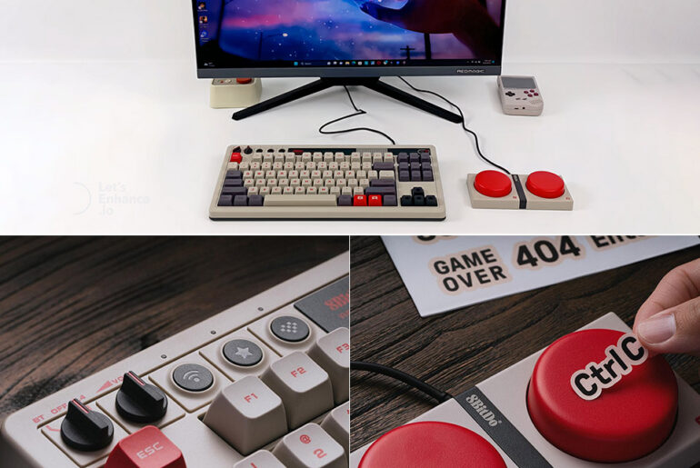 8BitDo Retro Mechanical Keyboard Programmable Buttons N Edition