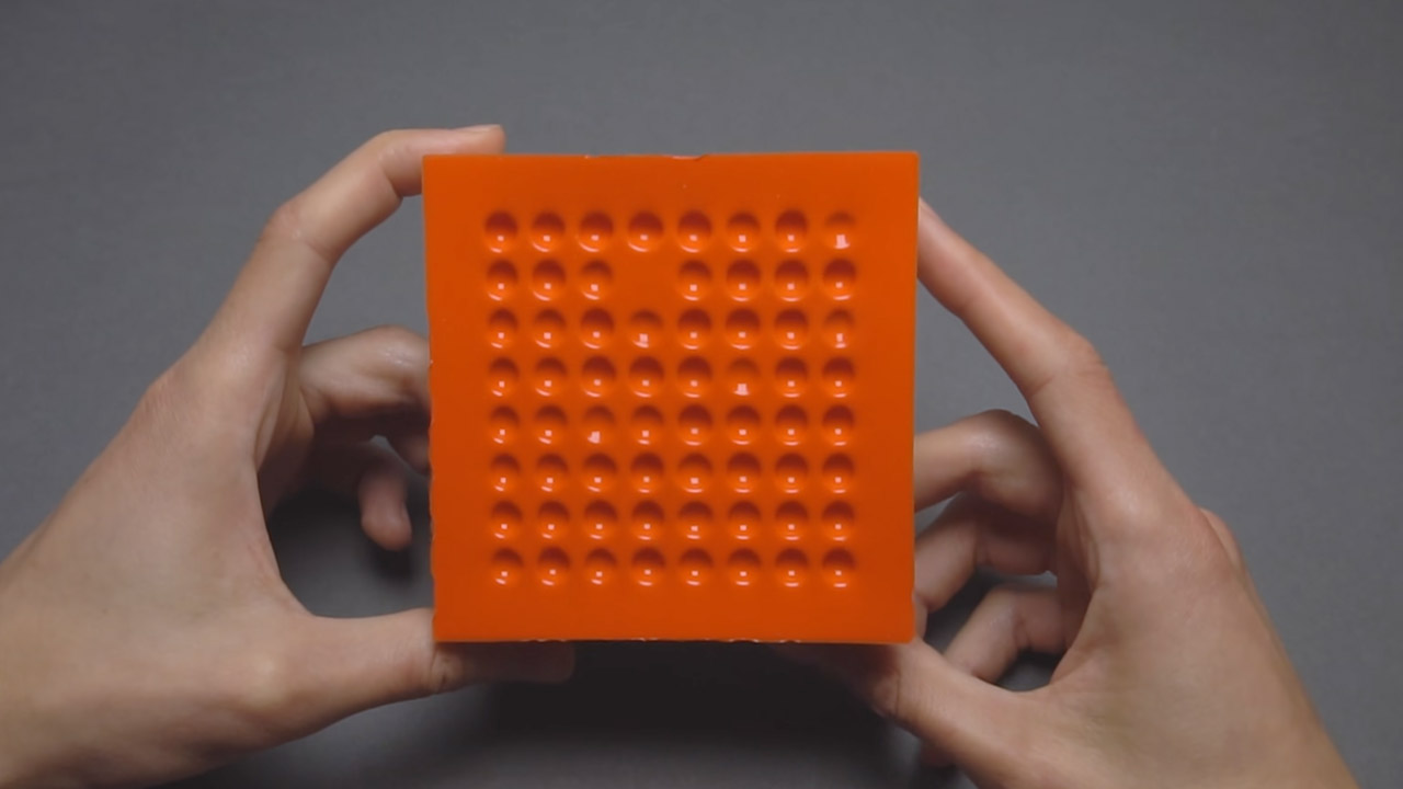 Air-Powered 64 Pixel Screen