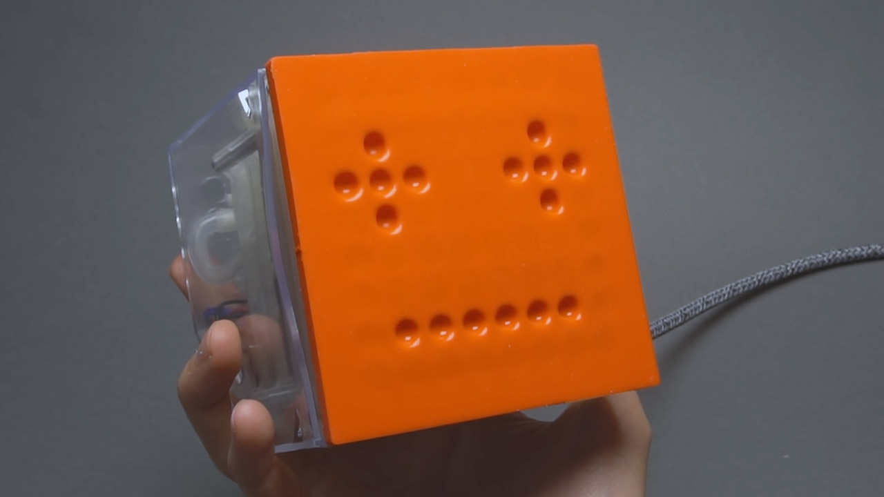 Air-Powered 64 Pixel Screen