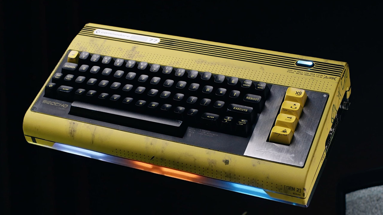 Commodore 77 Cyberpunk 2077 Edition Gamescom