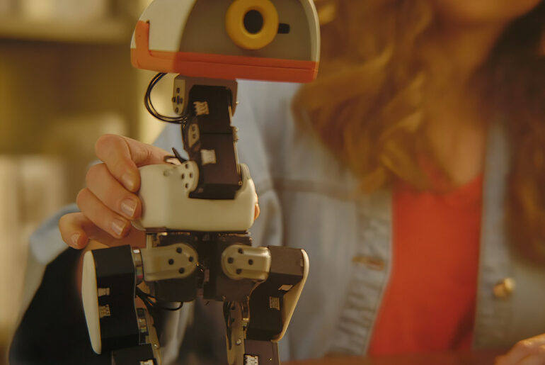 Hugging Face Pollen Robotics Microduck Robot