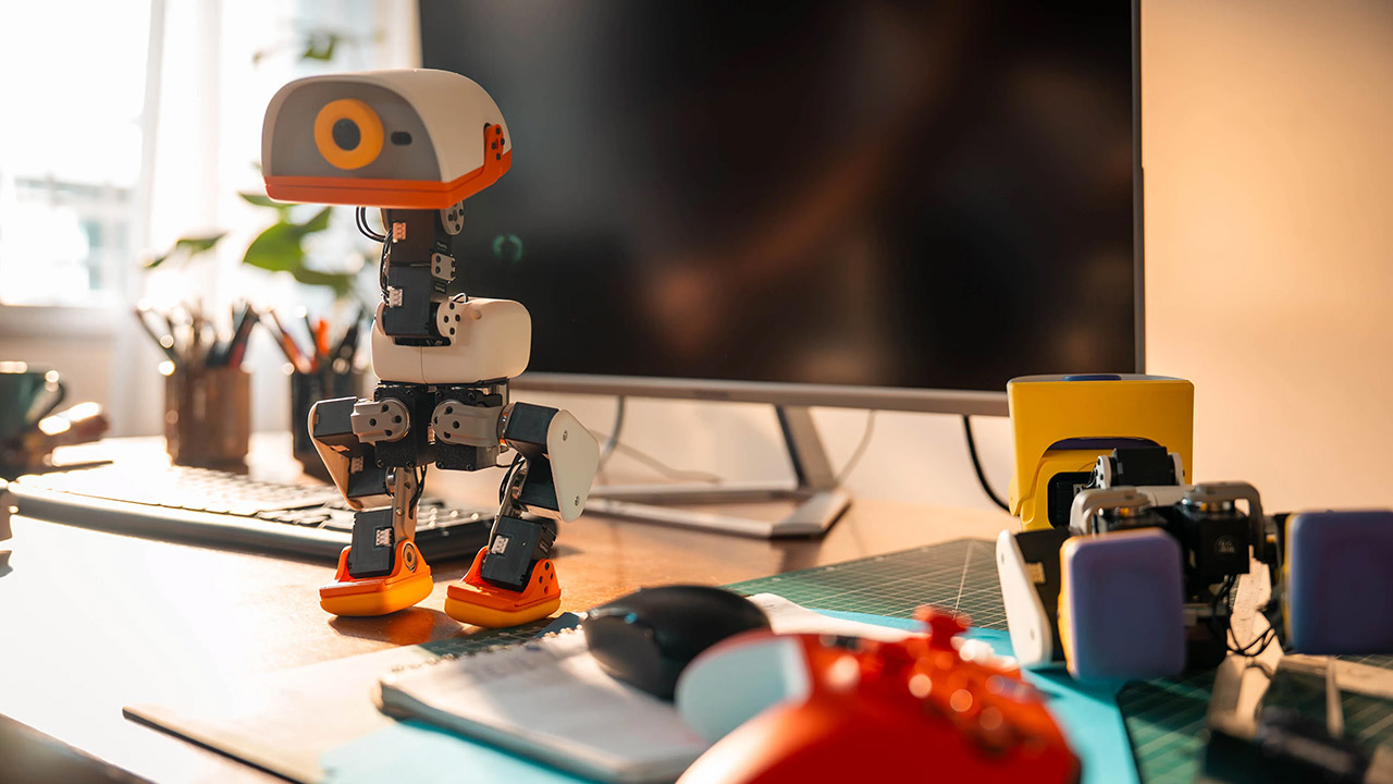 Hugging Face Pollen Robotics Microduck Robot