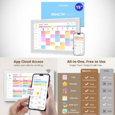Dragon Touch 15.6" Digital Calendar