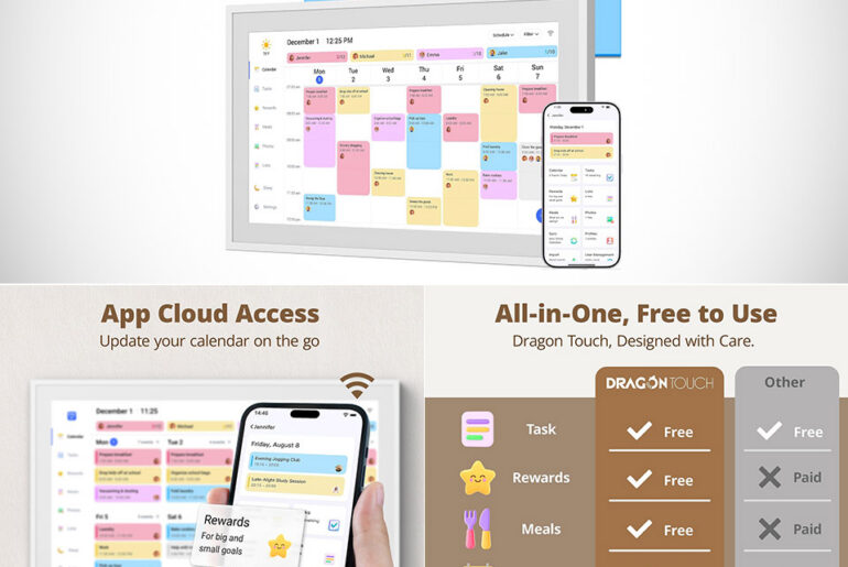 Dragon Touch 15.6" Digital Calendar