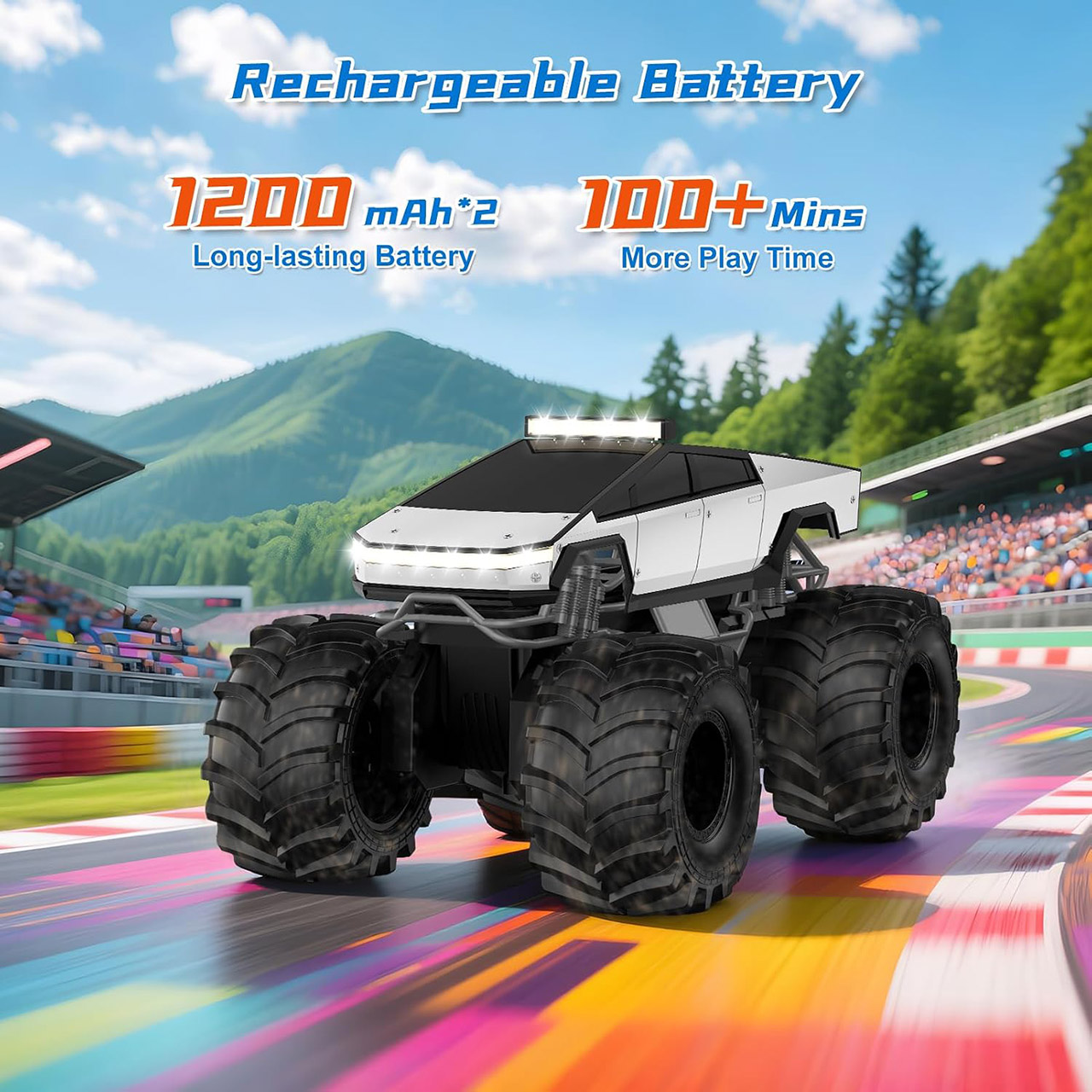 Dafotil Amphibious Remote-Control Tesla Cybertruck