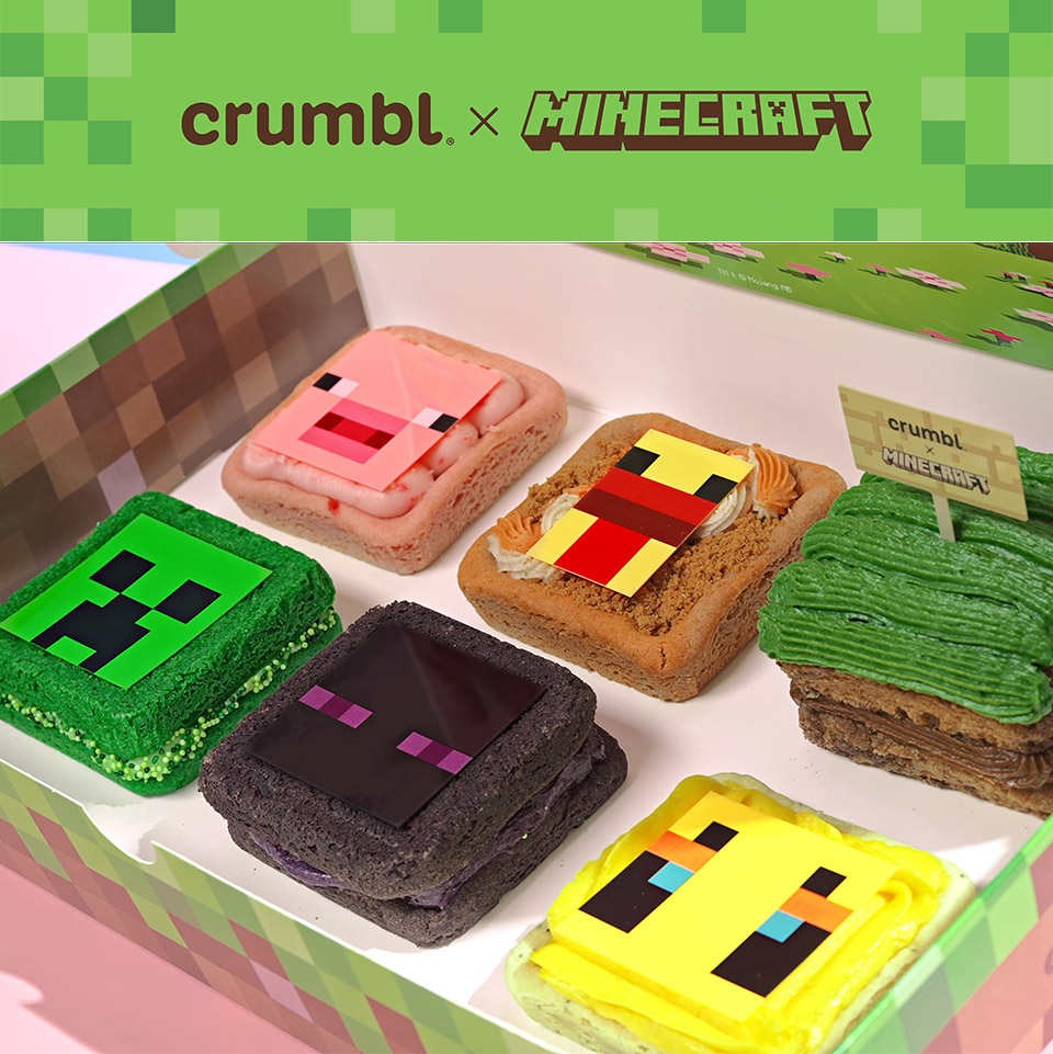 Crumbl x Minecraft Cookies Collaboration
