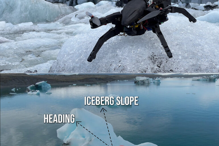 Ice Dart Drone Glaciers
