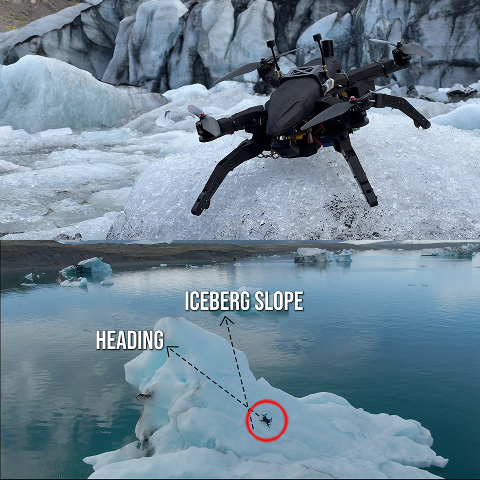 Ice Dart Drone Glaciers