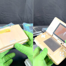 Gold Plastic Syndrome Nintendo DS Console