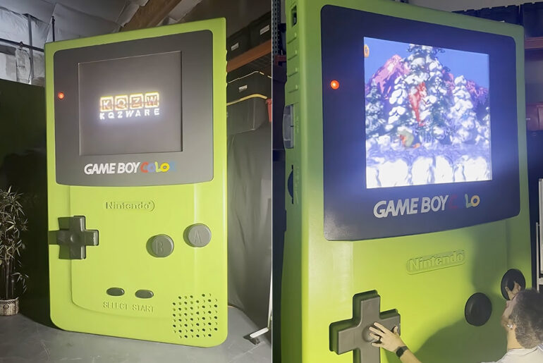 NickBuilds Giant Game Boy Color World's Largest