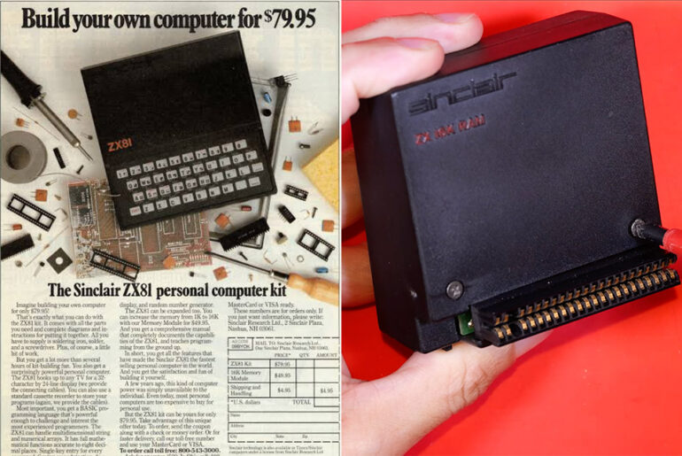 Sinclair ZX81 RAM Expansion Pack