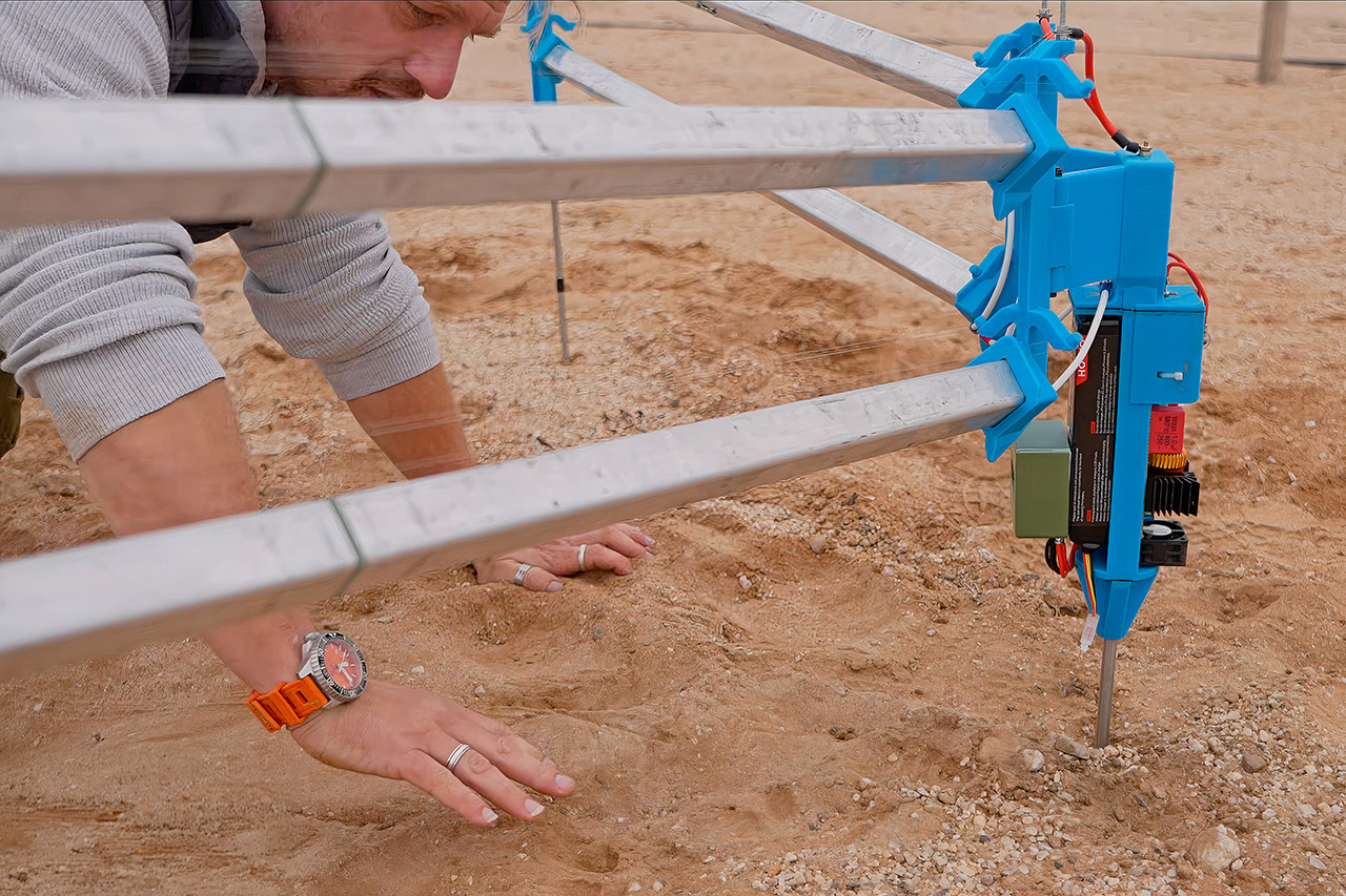 50,000 volt Namib Desert Fog Project