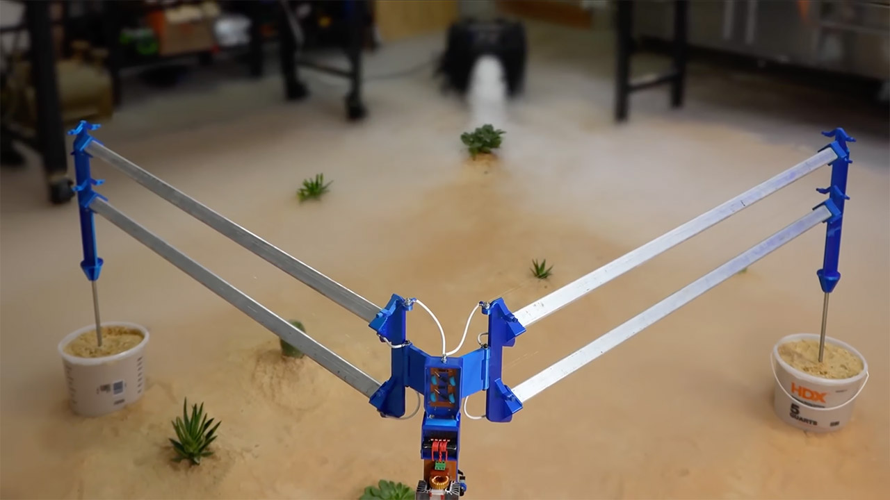 50,000 Volt Namib Desert Fog Project