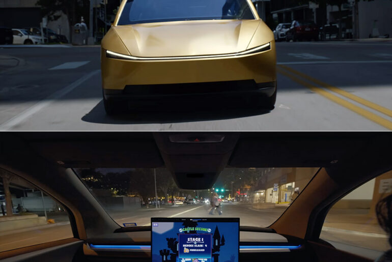 Tesla Cybercab Launch Event Austin Texas